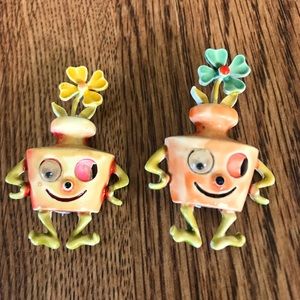 Vintage Googley Eyed Pins